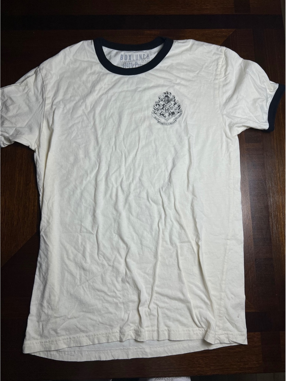 Box Lunch Harry Potter Hogwarts School List TShirt Large